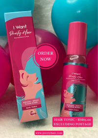 NEW LOOK Preety Hair Keratin + Biotin Water Based Hair Tonic + Free Gift - Image 2